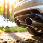 Abgase eines Autos