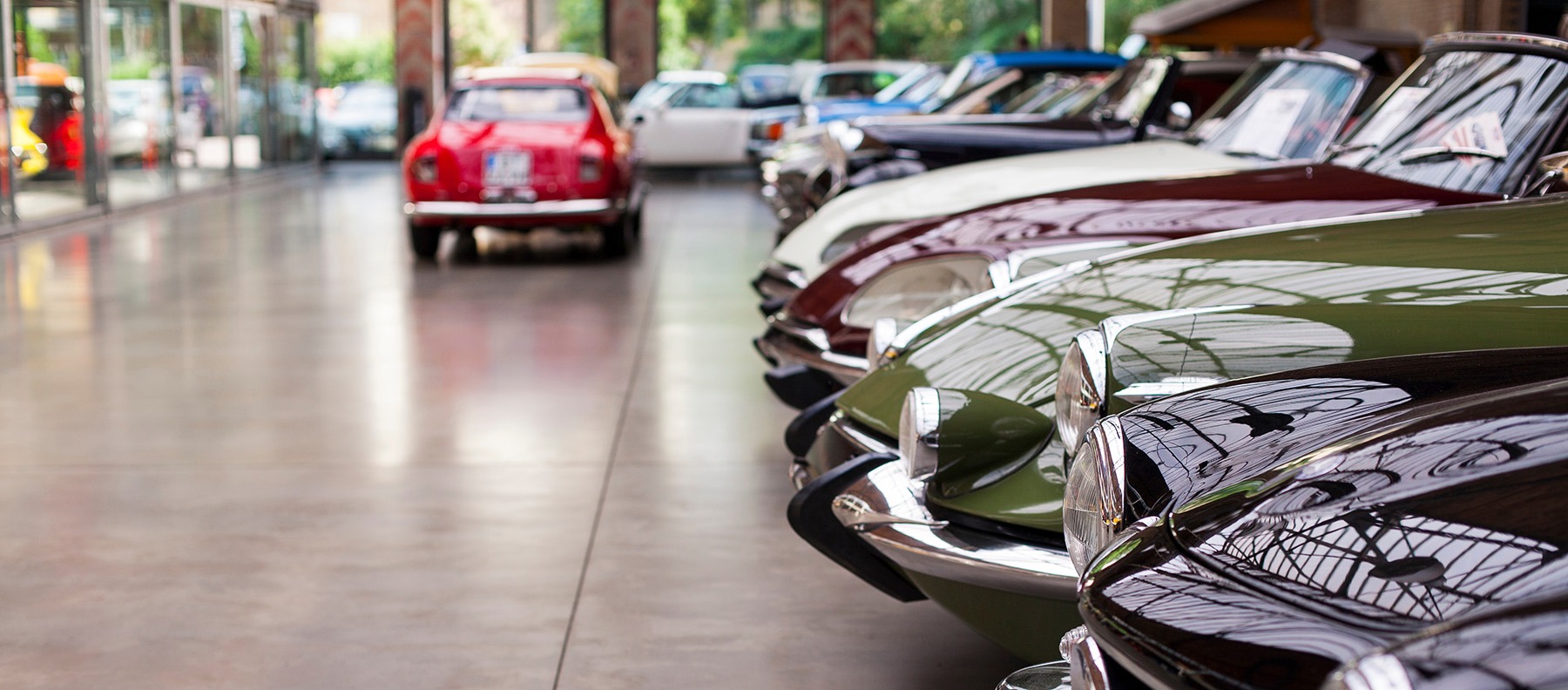 Oldtimer in der Werkstatt